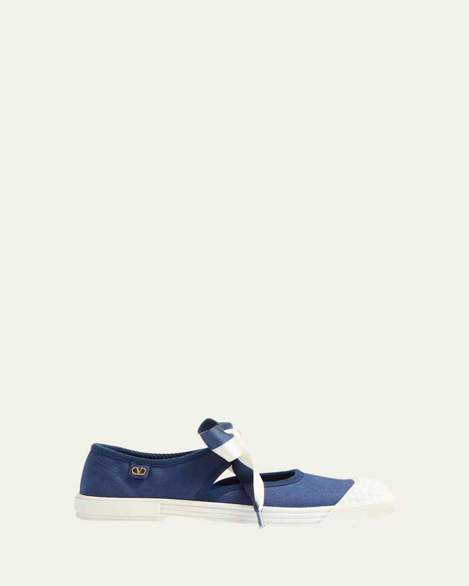 Bay By Bay Canvas Bow Sneakers